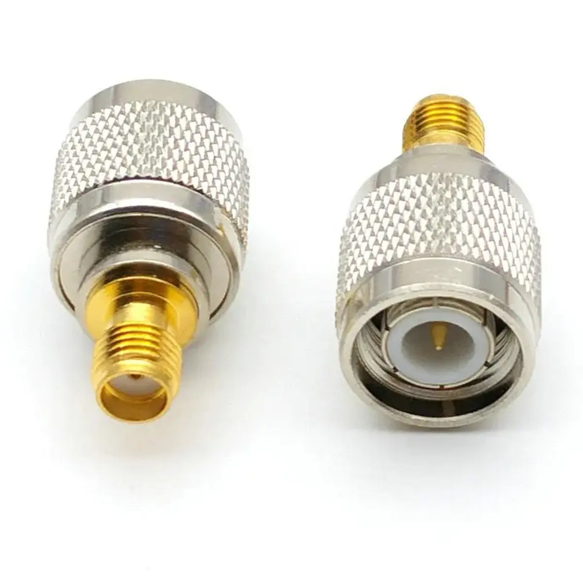 Imagem -06 - Conector do Adaptador Coaxial rf Cobre Tnc Macho Plug para Sma Fêmea Jack Novo