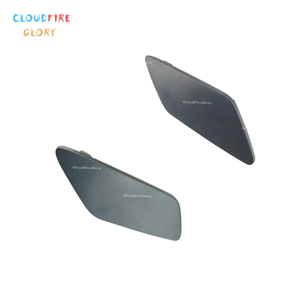 

CloudFireGlory 56D807937 56D807938 Left & Right Bumper Headlight Washer Cap Nozzle Cover Unpainted For VW Passat 2011-2018