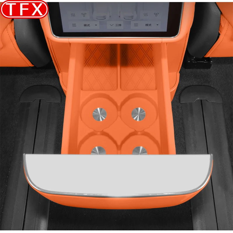 

For Lynk&co 900 Car Dedicated Refrigerator Silicone Mat Beverage Holder with Drink Cups Anti-Slip Pad Auto Interior Accessories