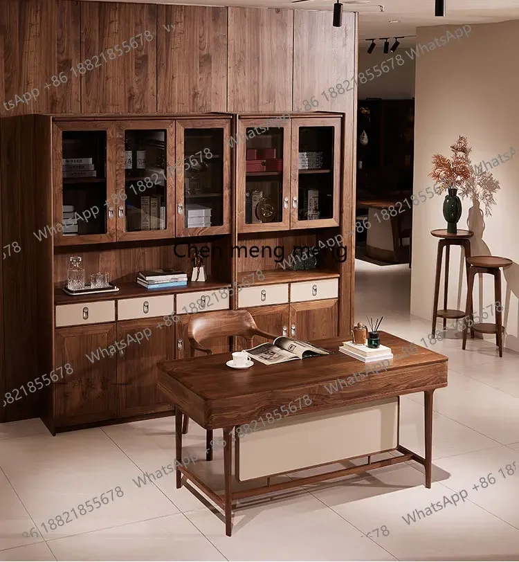TTT Hot sales North American black walnut desk study calligraphy writing desk household