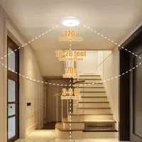 Magnetic PIR Motion Sensor LED Ceiling Light 2.5W 250lm Cool White Indoor Light For Living Room Bedroom Hallway Office Balcony 5