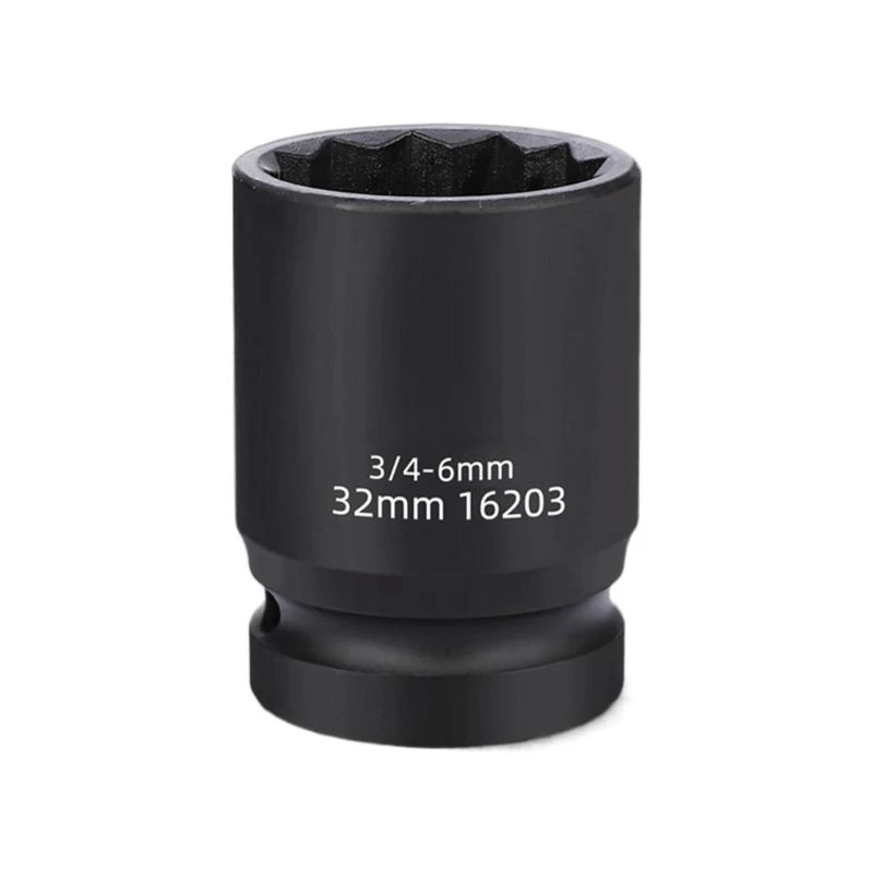 

Precisions 3/4Inch Drive Impact Socket with 12 Point Design for Secure Fastening .Y1QB