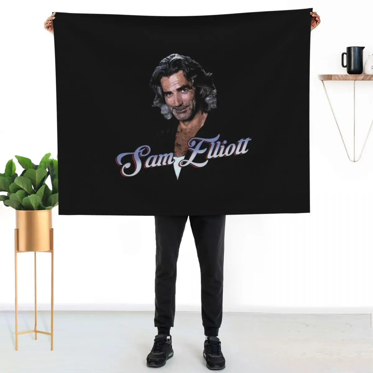Sam Elliott Throw Blanket Designers Multi-Purpose For Decorative Sofa Soft Beds Soft Plush Plaid Warm Blankets