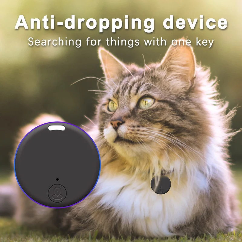 Cat Dog Mini Smart GPS Tracker Key Finder Locator Wireless Bluetooth Anti Lost Alarm Sensor Device Pet Collar Accessories