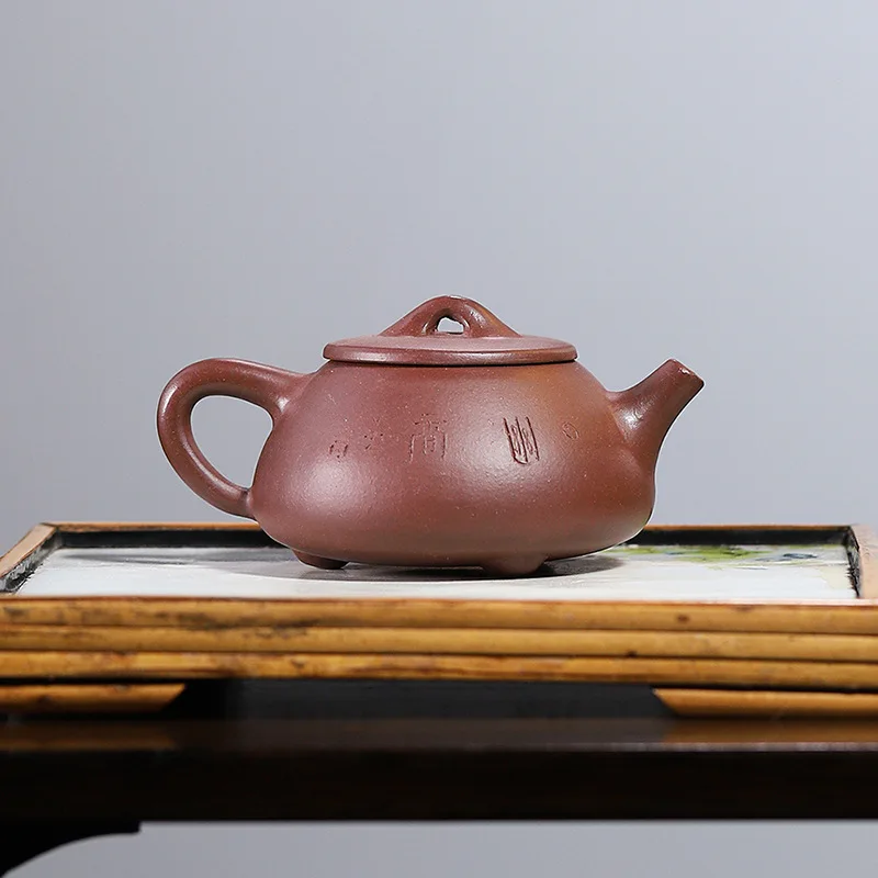 

High Quality Yixing Purple Clay Teapot Tea Set Ore Handmade Small Capacity Fragrance Shipiao Household Gift