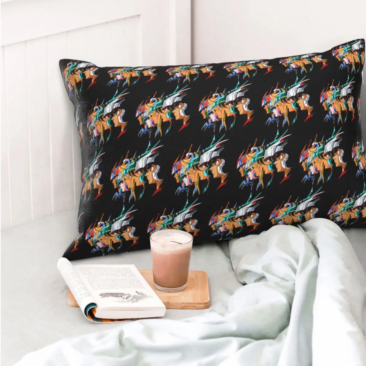 

Knights Of The Zodiac Caballeros Del Zodiaco Bronze Saints Rectangle Pillowcase Cushion Cover Bed Home Comfort Throw Pillow