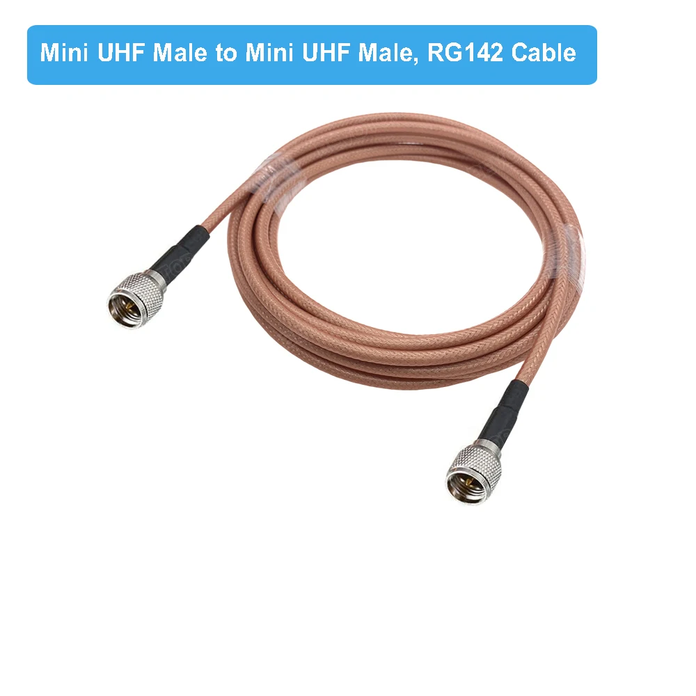 BEVOTOP Mini UHF Stecker auf N Stecker RG142 50-3 Koaxialkabel Hochtemperatur-resistiv WIFI Router Antenne Verlängerung Jumper
