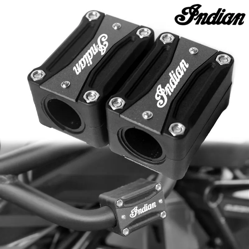 For Indian FTR 1200 S FTR1200 Carbon / Rally Chief VINTAGE Scout Motorcycle Crash Bar Protection Bumper Decorative Guard Block