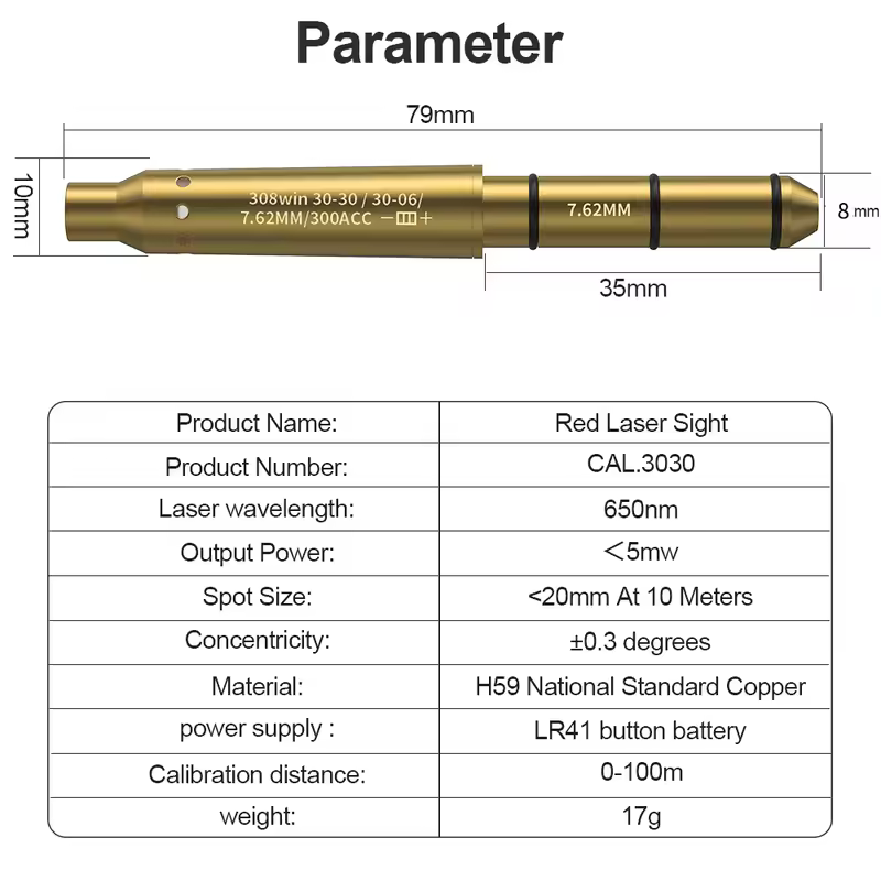 Horizontal Calibration 5.5mm Sight Red Laser Calibration Instrument Zero free Concentric High Precision Sight - Image 12