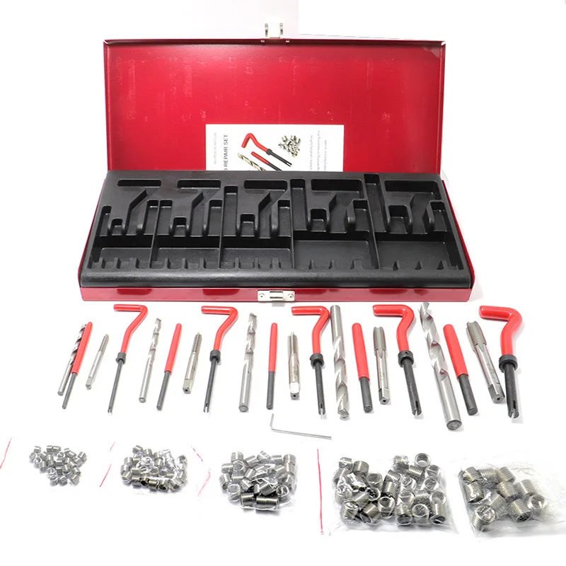 Thread Repair Tool Kit Threaded Tap Restoring Assembly Professional Car Repair Tools 131pcs