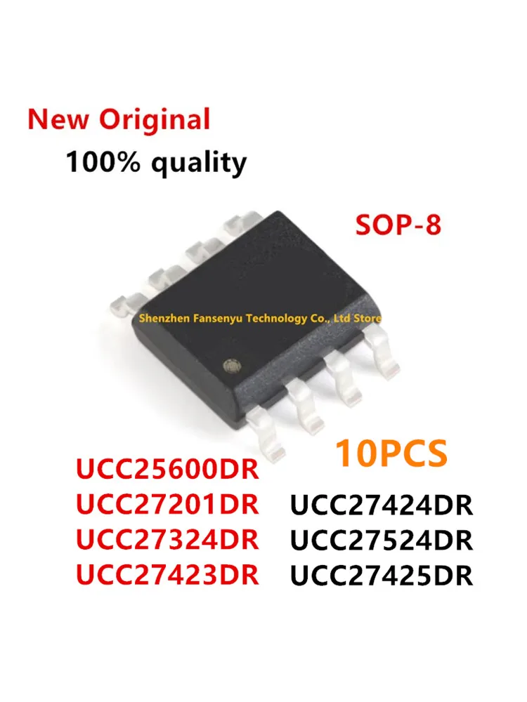 10pcs New UCC25600DR UCC27201DR UCC27324DR UCC27423DR UCC27424DR UCC27524DR UCC27425DR 25600 27201 27324 27423 27424 27524 27425