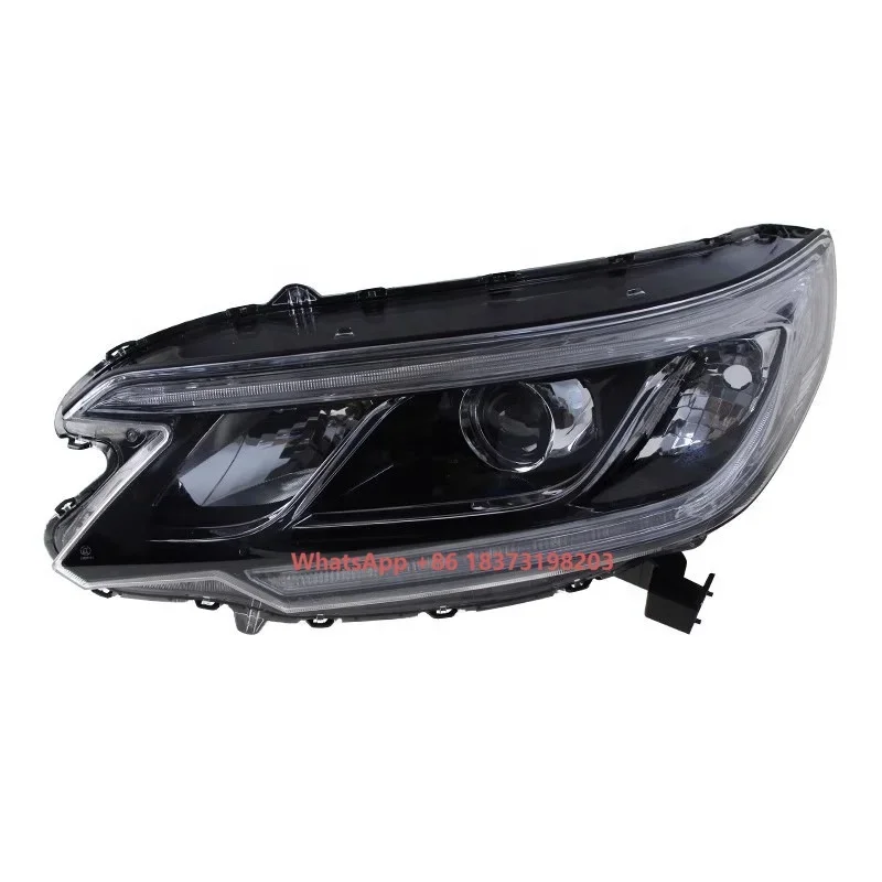 Car Headlights for Honda CRV 15-17 Headlight Assembly Retrofitted with High-component LED Daily Running Light Lens Xenon Lamp
