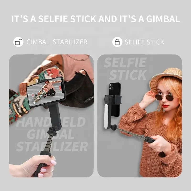 2023 New L09 Handheld Smart Shooting Gimbal Phone Video Stabilizer with Selfie Stick Tripod