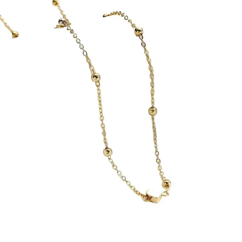 1 قطعة الفتيات بسيطة القلب مطرز البطن سلاسل للنساء موضة المعادن بيكيني للشاطئ الخصر سلاسل مجوهرات للجسم اكسسوارات #4