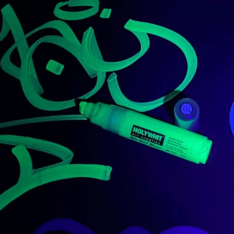 10mm Highlighter Graffiti Paint Marker Oil-based Waterproof Marker Can Add Ink Painting Stationery