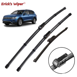 Erick's limpador lhd dianteiro e traseiro conjunto de lâminas de limpador para vw tiguan mk2 2017 - 2023 escovas de janela de pára-brisa 26 