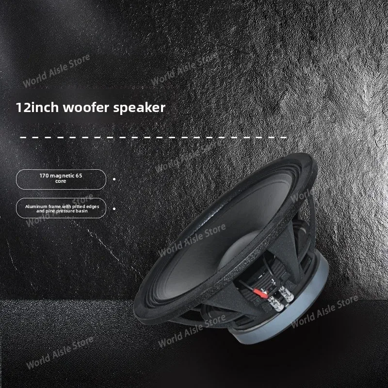 12 Inch Aluminum Frame 170 Magnetic 65 Core High-quality High-power Woofer Speakers