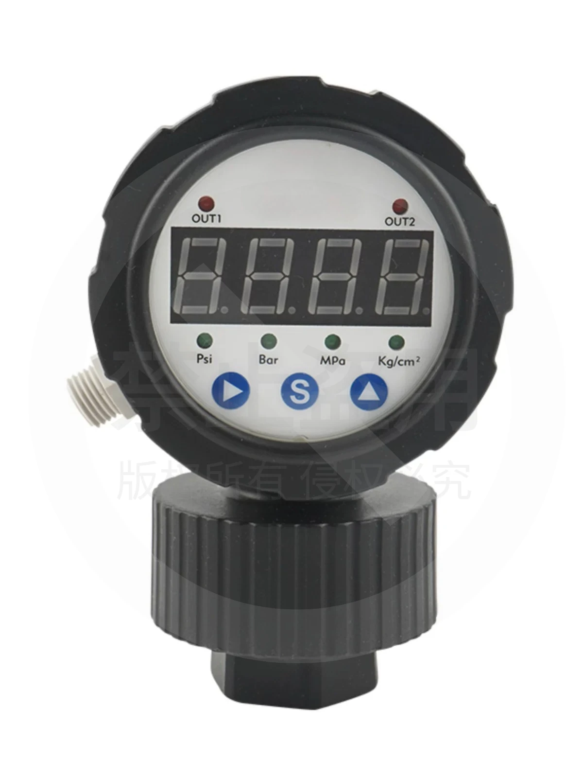 hot Taiwan Huaji agent digital pressure gauge SS-M19V diaphragm radial single-sided 4-20ma 5 10kg