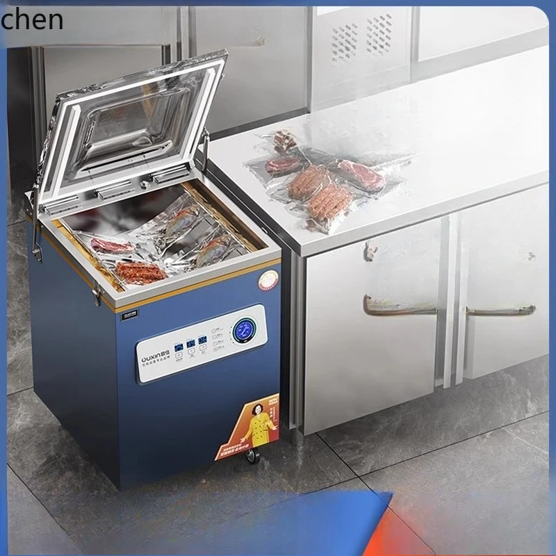 HXL vacuum food packaging machine automatic vacuum sealing wet and dry compressor