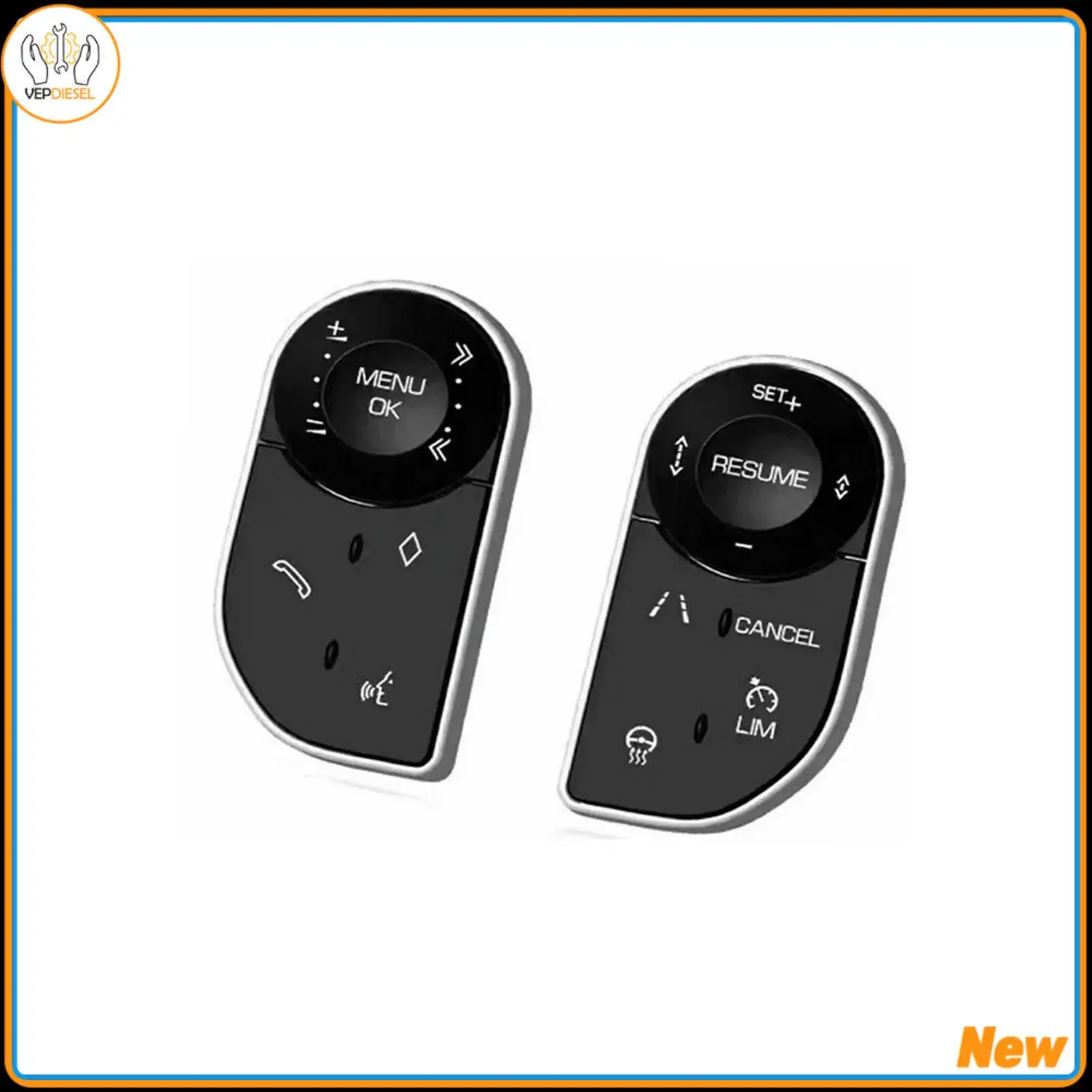 

2PC Steering Wheel Control Switch Button For Range Rover Sport 2014-17 L405 L462 Can Adjust The Volume Brand NEW