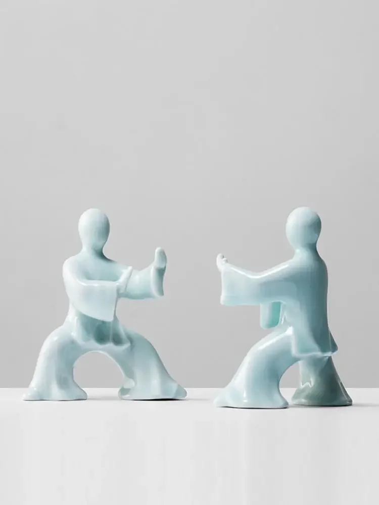 

Cultural And Creative Tai Chi Ceramic Decoration New Chinese Home Decoration Office Chinese Style Porcelain Gifts
