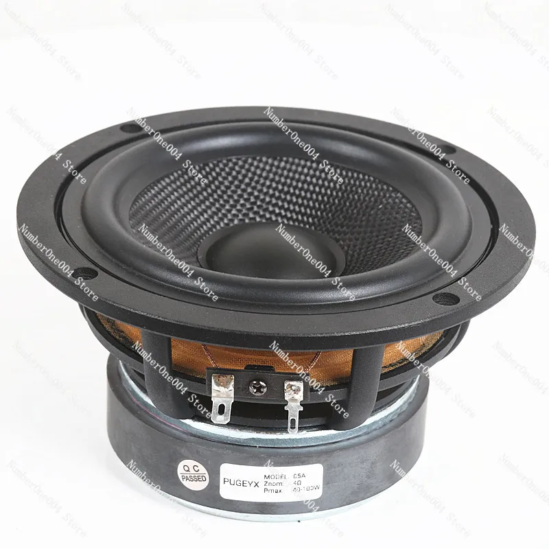 Suitable for 4-inch 5-inch 6.5-inch Subwoofer Cast Aluminum Basin Holder Fever HIFI Speaker Black Fiberglass Basin Speaker