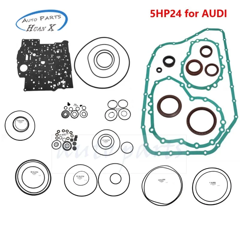 5HP24 Automatic Transmission Overhaul Kit Seal Rings Gasket Pack for AUDI ZF5HP24 Gearbox Rebuild Kit Auto Parts K132900B