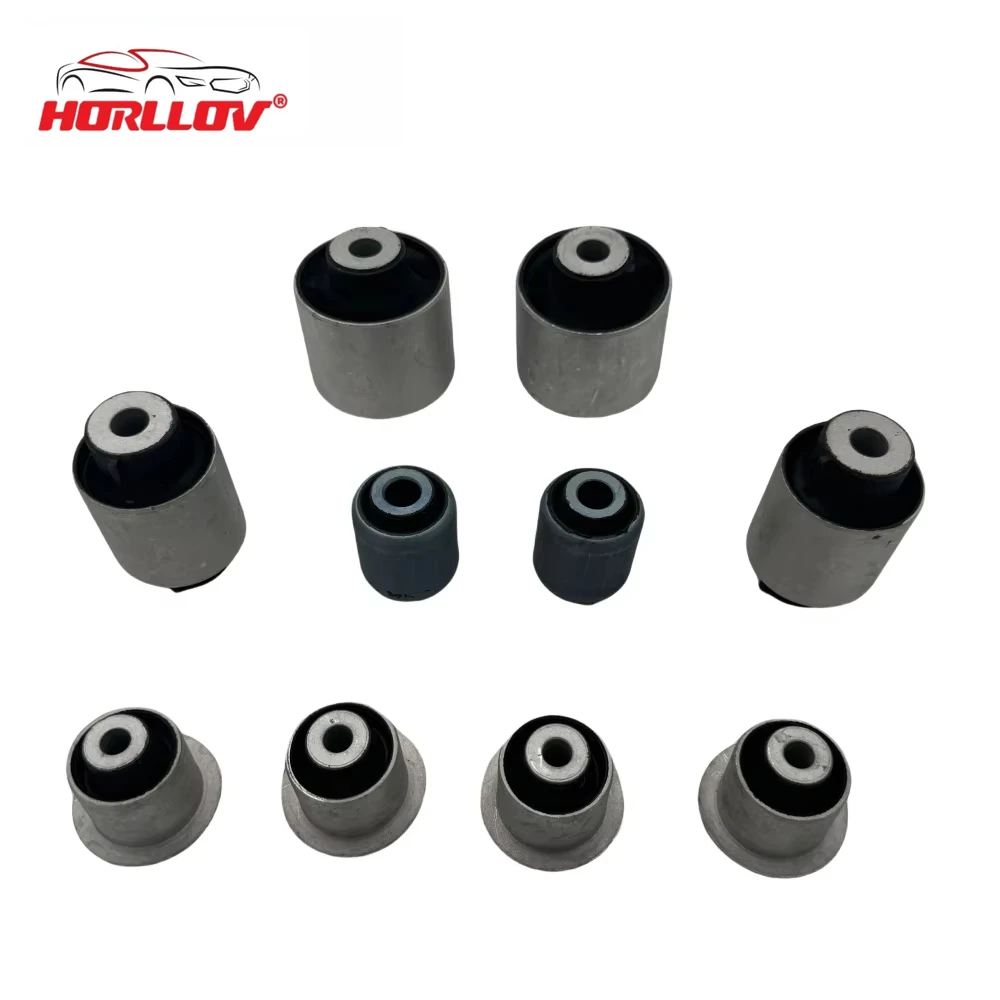 10-piece set of upper and lower control arm bushings Kit front suspension for BMW 5 Series F18F10F11