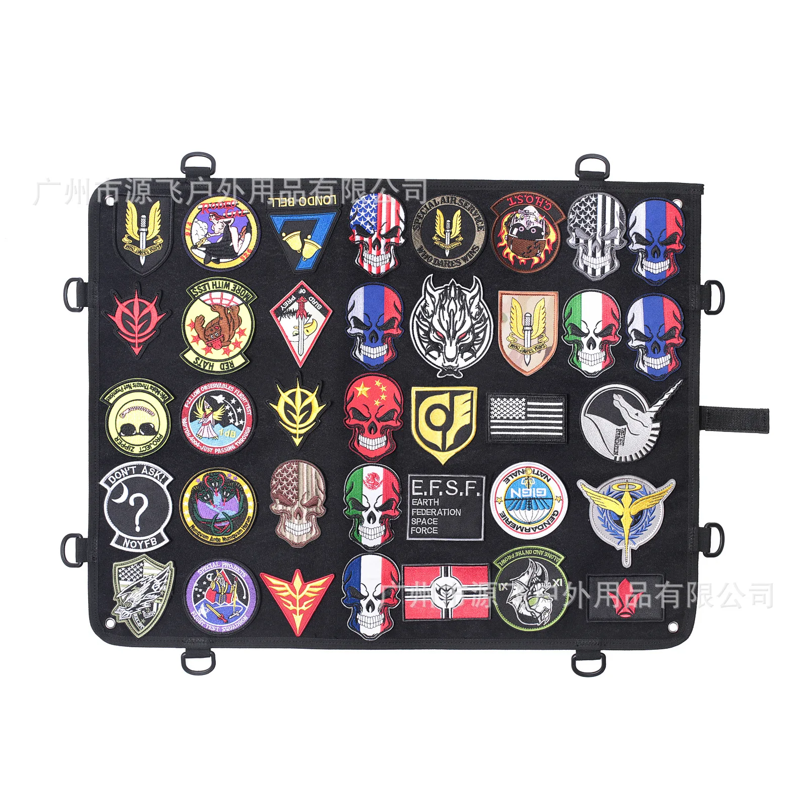 Foldable Tactical Patch Display Board Patch Holder Folding Mat for  ID DIY Badge Paste Pad Cloth Patches Tool Organizer