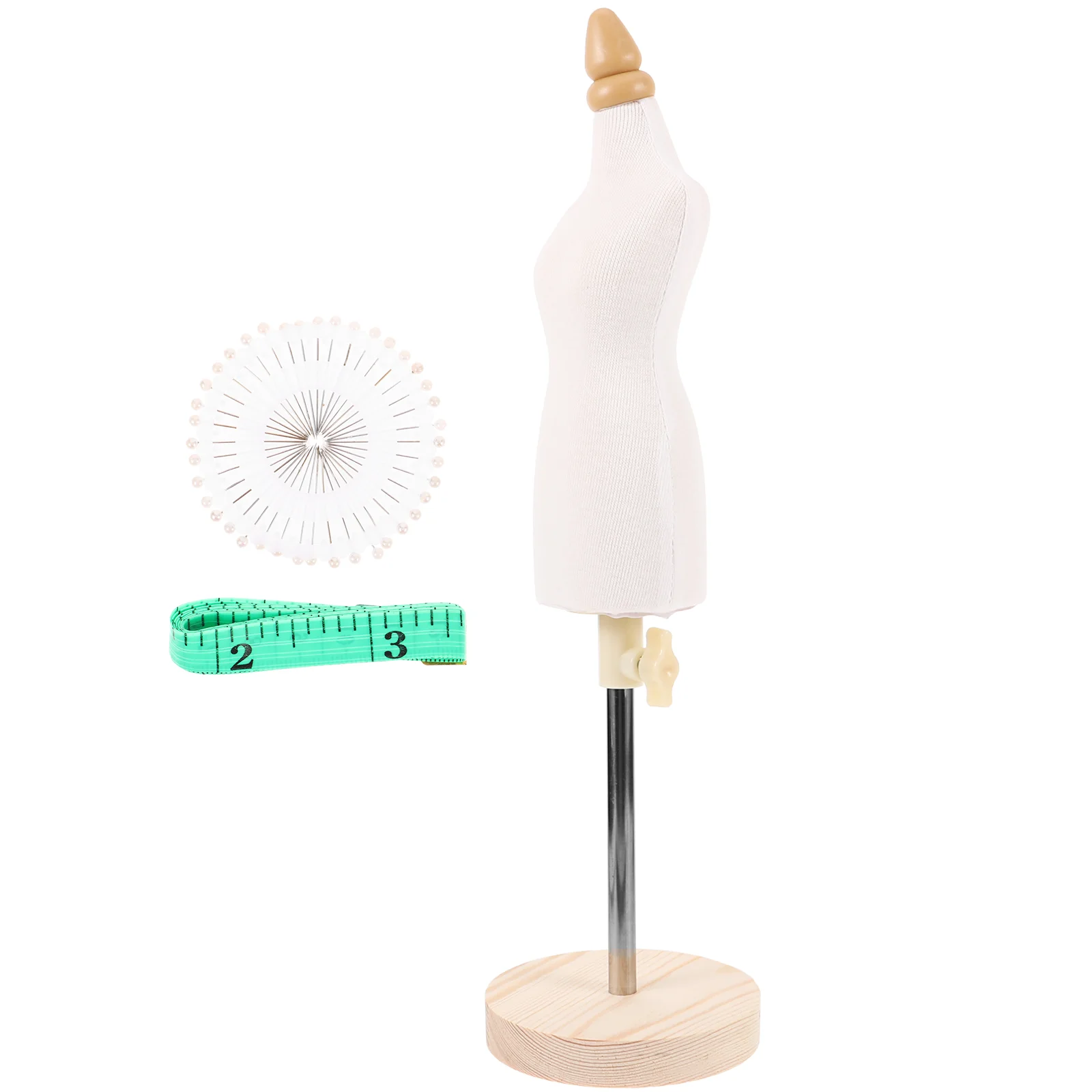 

Desktop Model Sewing Woman Baby Apparel The Outfit Stand Dress Form Pu Wood Clothing Display Mannequin Mini