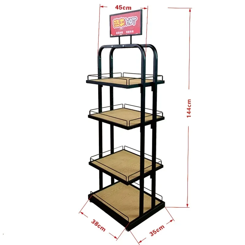 Hand cream, toiletries rack, mask rack, display rack, supermarket shelf, convenience store, cake shop, milk drink rack.