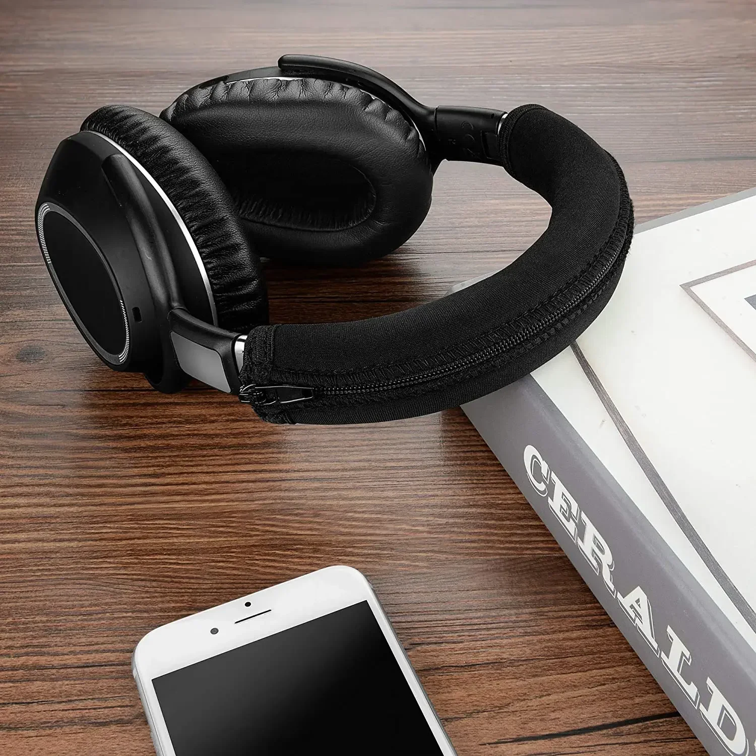 MOUDUNG housse de bandeau pour Sennheisers PXC 550, PXC 550 II casque antibruit sans fil, coussin de bandeau/bandeau