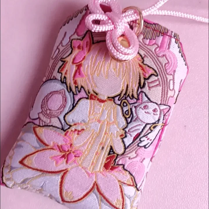 Anime Puella Magi Madoka Magica Kaname Madoka Game Cosplay Amulet Keychain Bag Pendant Badge Itabag Decor Button Brooch Gift