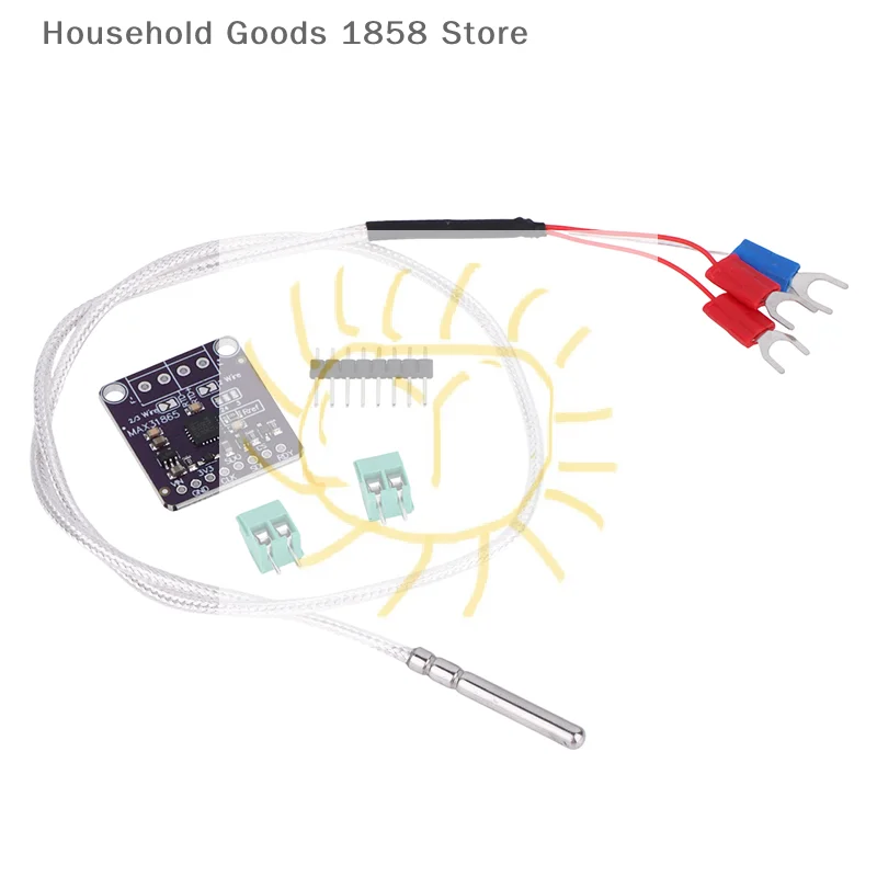 MAX31865 Resistance Temperature Detector Module RTD Sensor With PT100-PT1000 Thermocouple Electronic DIY Board For Arduino