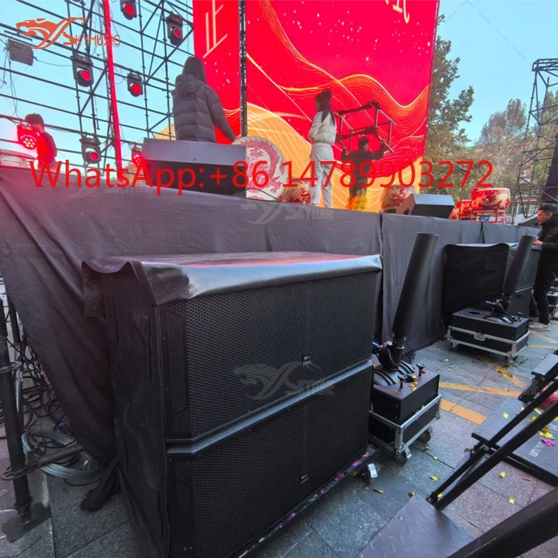 

STX828S Dual 18 Inch Waterproof Subwoofer, Outdoor Stage Bass Bin PA System