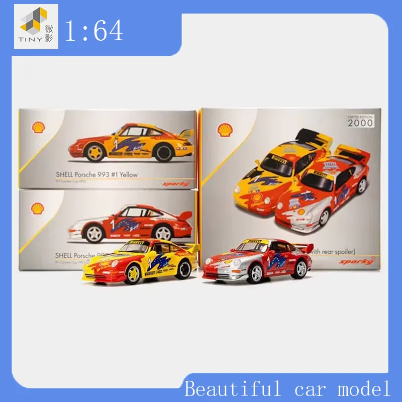 

Tiny Sparky Shell 911 993 1993 Carrera Cup 1: 64 alloy model