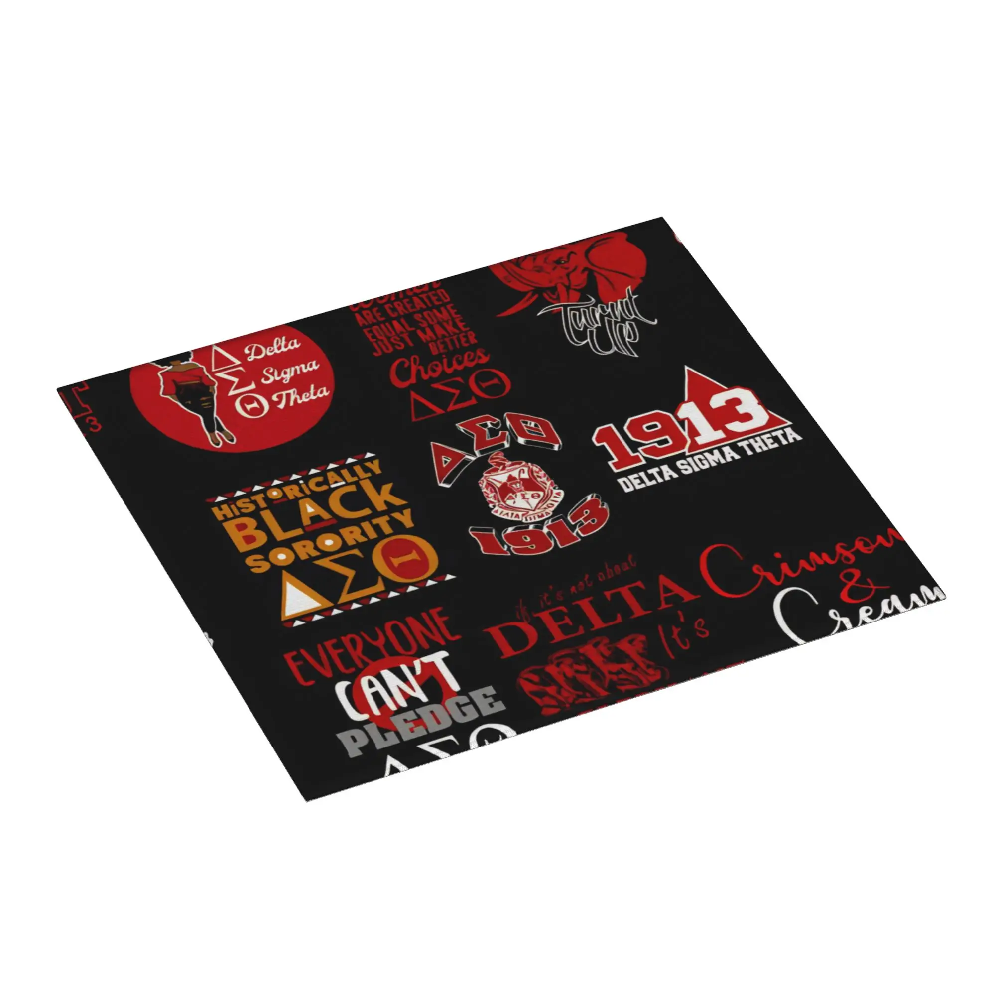 Drying Mat For Kitchen Delta Sigma Theta Sorority 1913 Barware Tableware Oil Proof Reusable  Washable Kitchen Sink Drying Pad