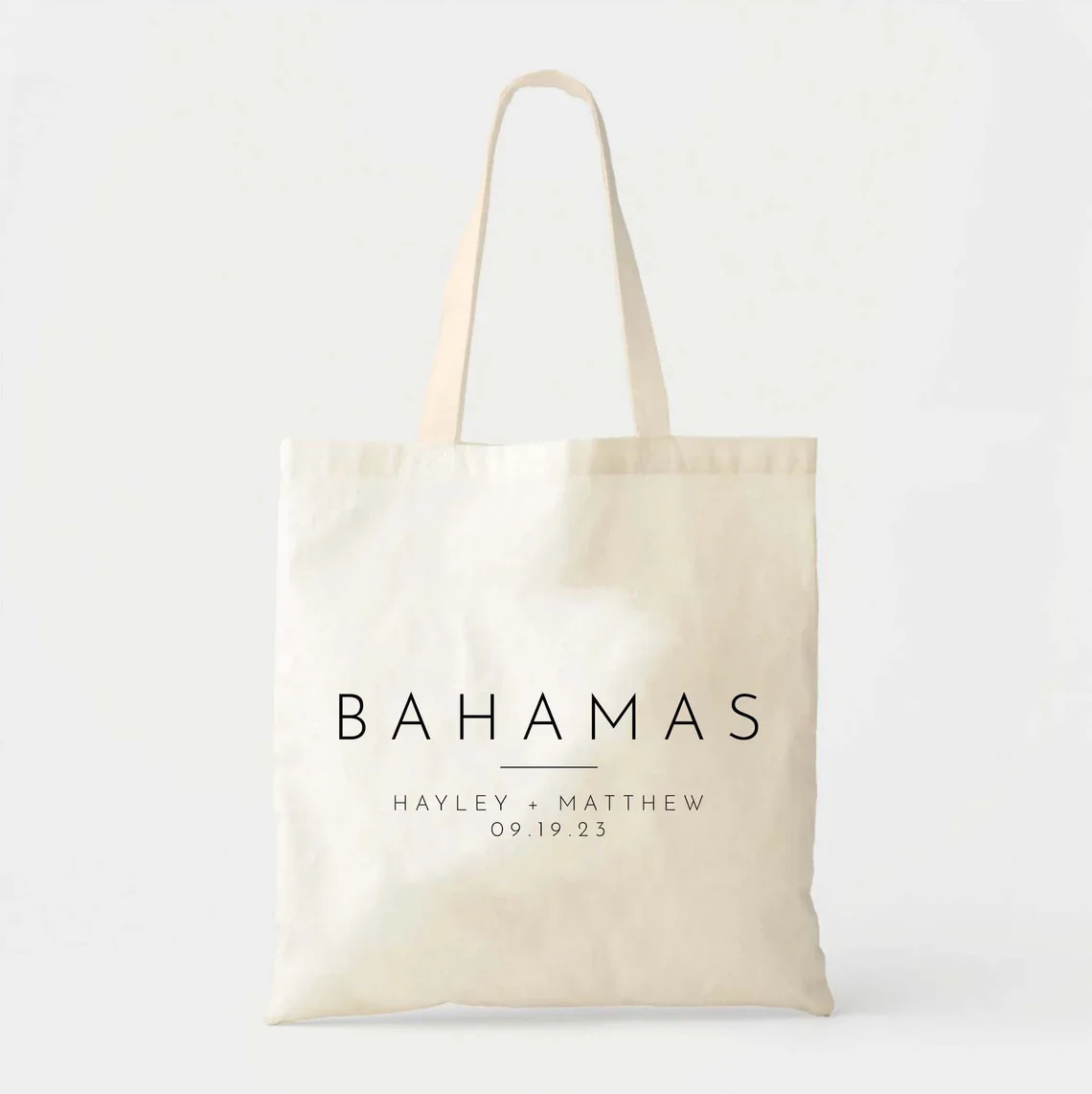 Bahamas Welcome Tote - Destination Wedding Welcome Bag - Custom Wedding Tote - Bridesmaids Gifts - Family Vacation - Beach Weddi