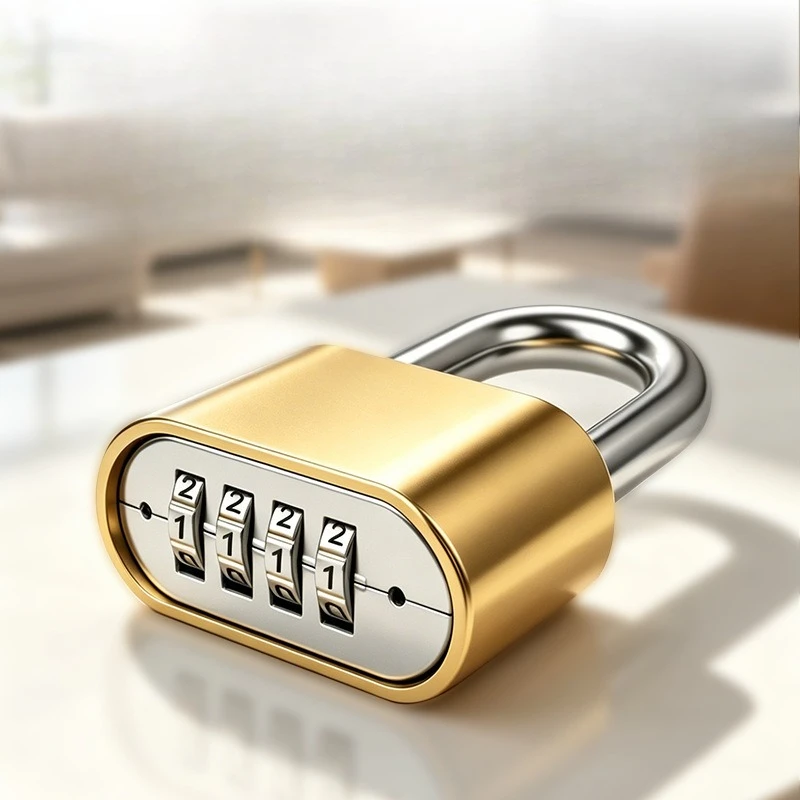 Waterproof Mechanical Combination Padlock Anti‑Theft Security Lock for Cabinet Gym Changing Room Warehouse Outdoor Door Use