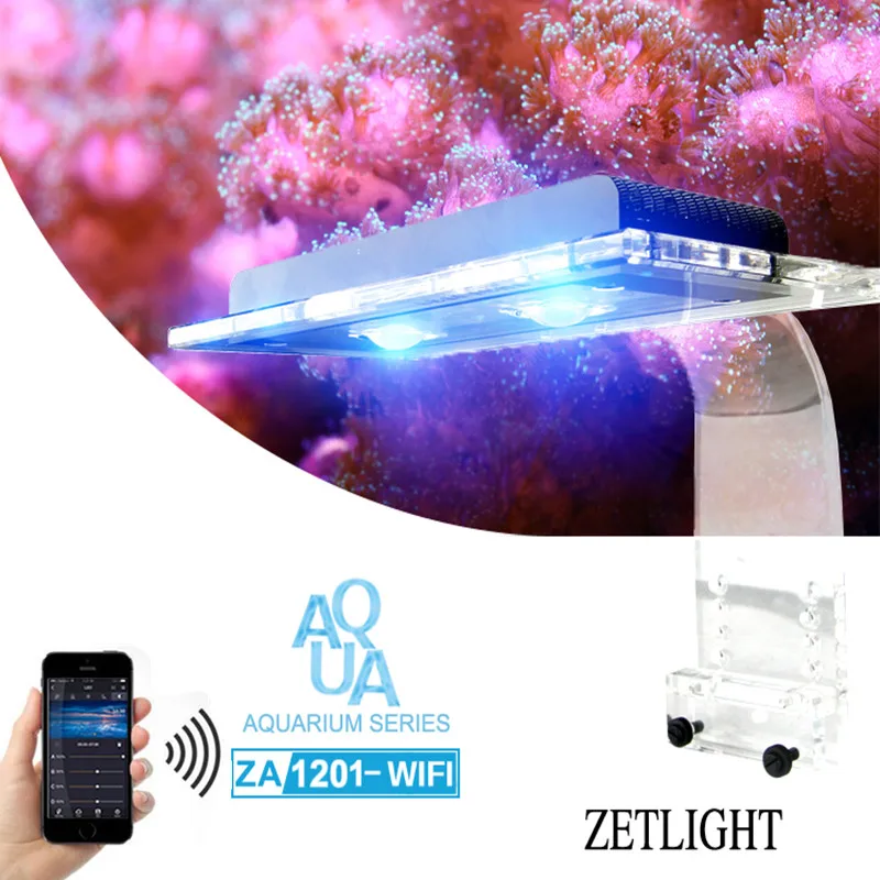 ZETLIGHT ZA-1201 AI ZA1201 ZA1201WIFI LED light coral grow marine reef tank white blue aquarium fish tank SPS LPS color grow