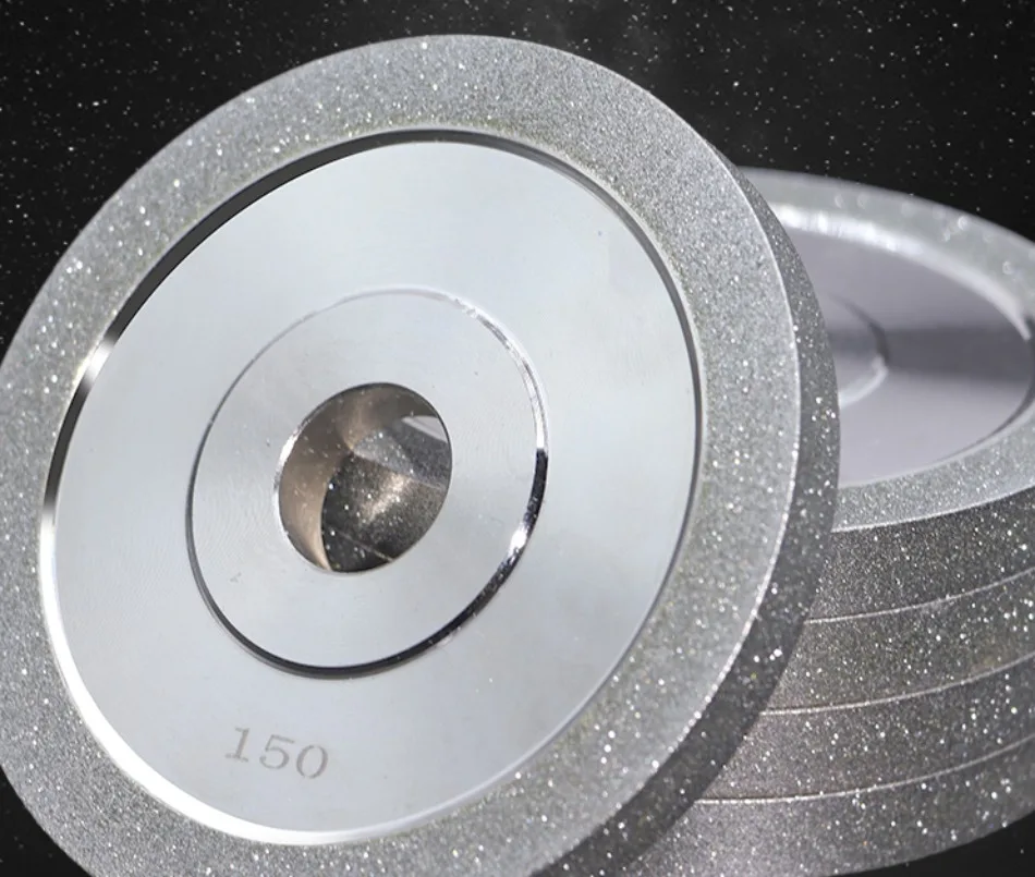 Φ150/ 200mm Diamond Grinding Flap Wheel Grinder Circle Sharpener Disc Ceramic Tungsten Steel CBN Milling Cutter Carving