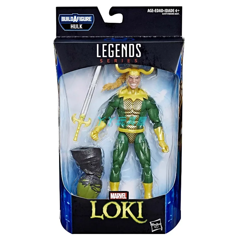 Hasbro 오리지널 마블 전설 애니메이션 피규어 Loki Rock Python Union Jack 액션 피규어 소년 소녀 어린이 선물 용품
