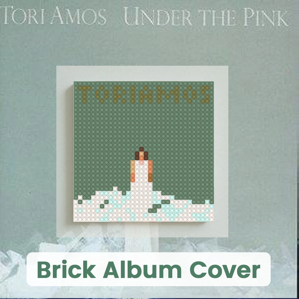 

Креативный настенный декор для гостиной: мозаика из строительных блоков T-Tori Amos Under The Pink Album, пиксель-арт, рисунок из кирпичиков