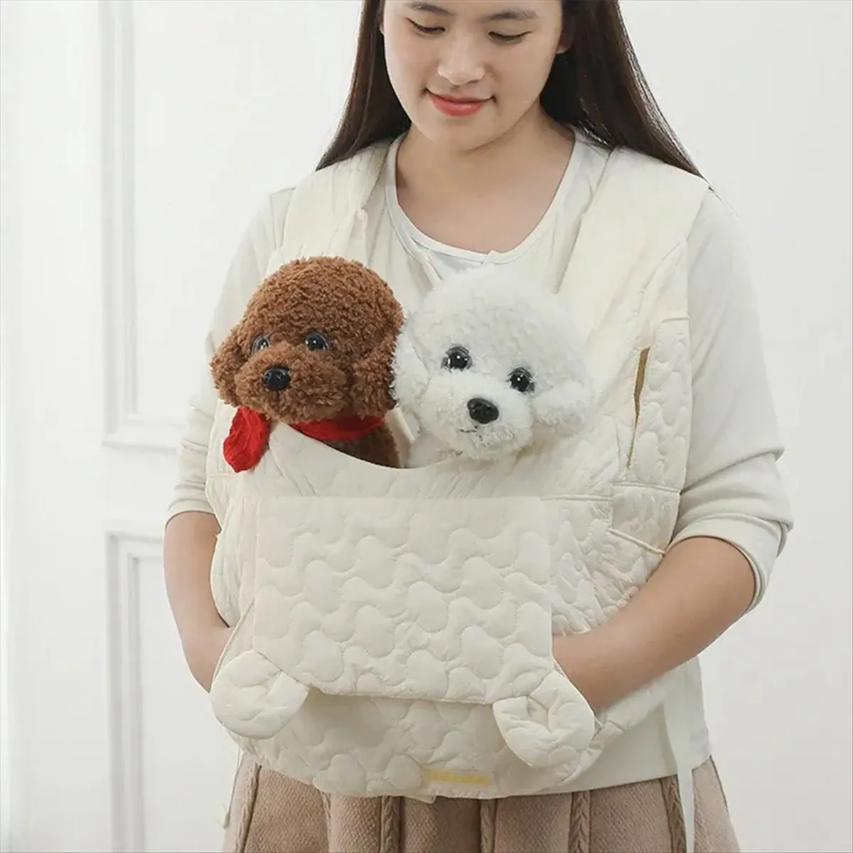 

Okay Pet Winter Chest Bag Extra Large Capacity Dog and Cat Bag Waterproof and Wind Portable Pet Bag