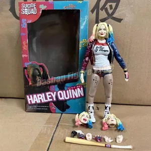SHF Harley Quinn Action Figure ، Suicide Squad ، Harleen Quinzel ، فتاة المهرج ، تمثال المحمول ، نموذج لعبة ، هدايا المجموعة ، 15 سم أعلى 6 مبيعات دمية هارلي كوين - رقم 6