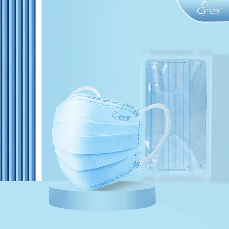 

2000PCS Disposable Face Masks with Earloops 3-Layer Protective Anti-Dust Big Size Mouth Mask for Personal Hygiene And Protection