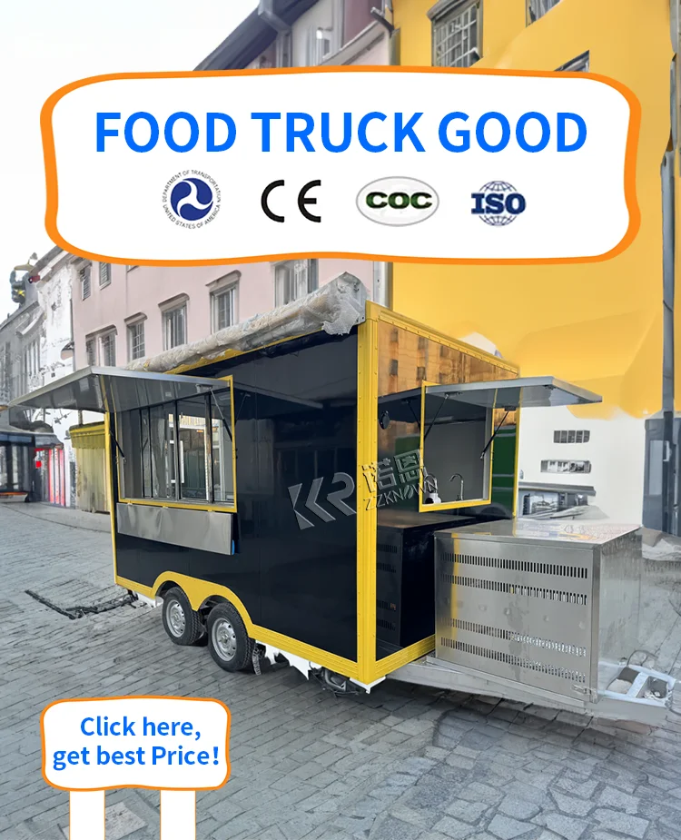 

Mobile Food Trailer Street Mobile Food Cart EPA approved Factory Mobile Food Truck