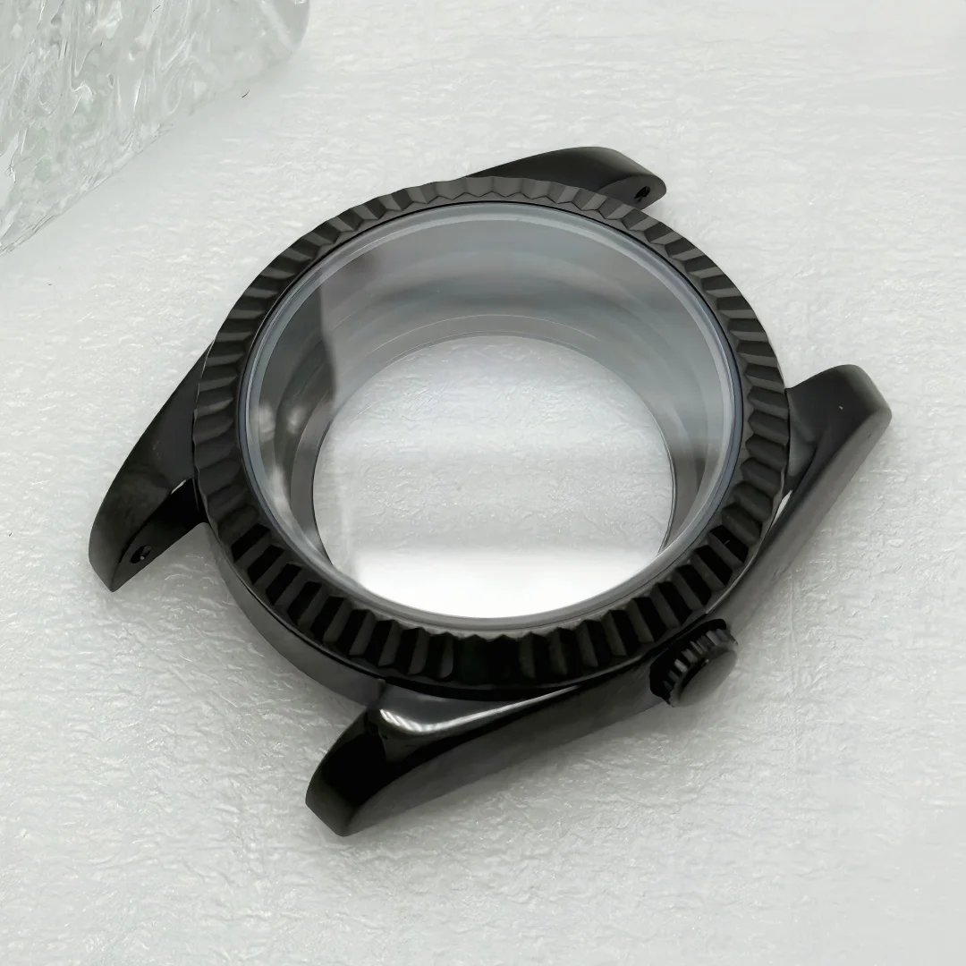 36/39mm Oyster Datejust Watch Case Sapphire Glass for Seiko NH35 NH36 NH38 Movement 28.5mm Dial For President Jubilee Bracelet