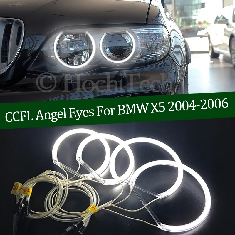 

Для BMW X5 E53 Facelift 2004 2005 2006, демонский глаз, высокое качество, CCFL, комплект «ангельские глазки», теплое белое кольцо