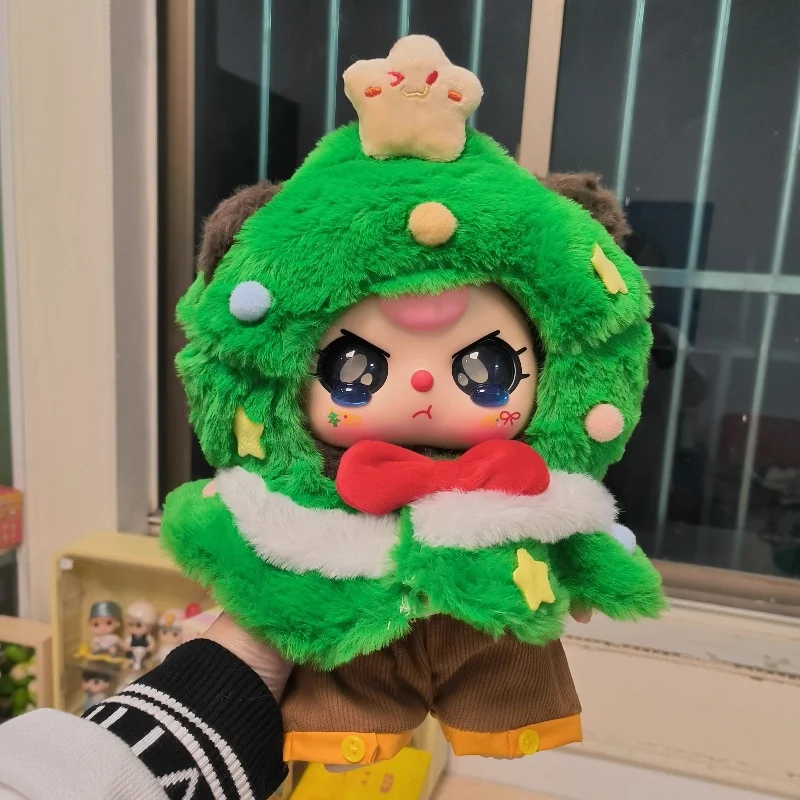 In Stock Baby Three 400% Serise Toys Blind Box Merry Christmas Series Kawaii Dolls Fluffy Toys Mystery Box Cute Birthday  Gifts